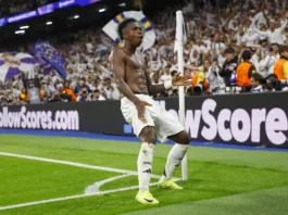 Vinícius Jr. scored three goals